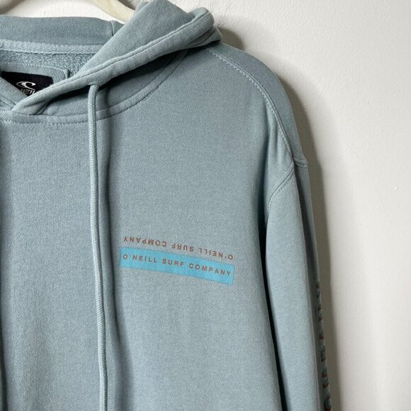 O'Neill Men's Hoodie Sweatshirt M Blue Surf Company Standard Fit 100% Cotton - Picture 3 of 8